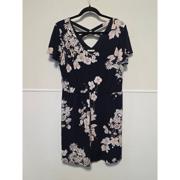 maurices Dresses & Skirts - Women's Maurices Floral Dress Size L Navy Pink